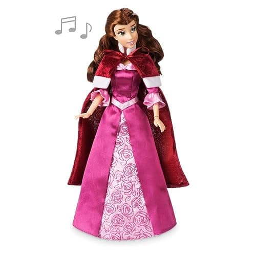 Disney Store Official Singing Doll Collection - Belle - Fashion Doll with Beautifully Styled Hair, Satin Gown & Winter Cape - Disney Princess Toys for Girls thumbnail 2