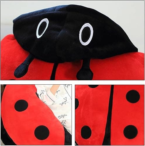 LELEBEAR Giant Wearable Ladybug Pillow, Cute Warm Wearable Ladybug Pillow (150cm/59.0in) thumbnail 3