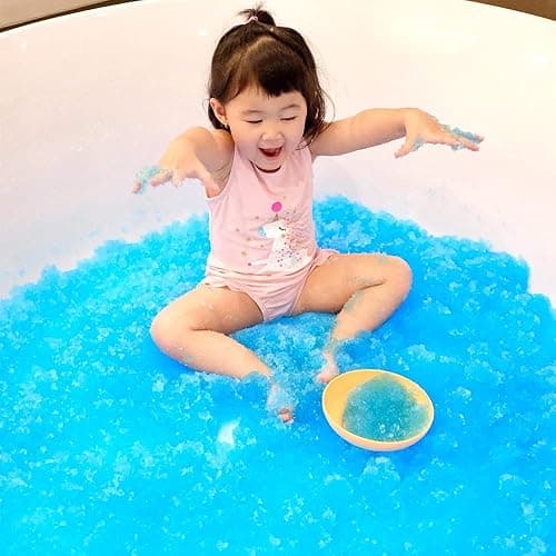 ZIMPLI - Gelli Baff Bleu, 1 Bain ou 6 utilisations, transforme magiquement l'eau en Une Substance gluante épaisse et colorée, Cadeaux d'anniversaire pour Enfants, Jouets de Bain éducatifs thumbnail 4