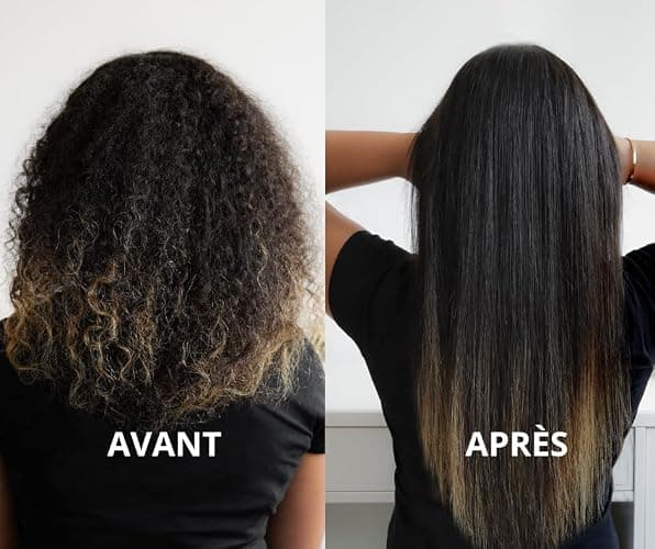 Demeliss - Lisseur Vapeur Titanium V2.0 - Plaques Flottantes Fines, Légères et Ergonomiques - Vapeur Ultra Puissante - Fer à Vapeur 2 en 1 Lisseur/Boucleur - Tous Types de Cheveux thumbnail 3