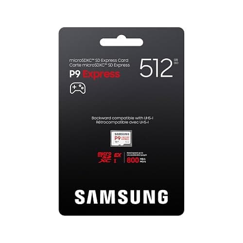 Samsung P9 Express microSD Express Card, 512GB microSDXC Memory Card, Up to 800 MB/s, for Nintendo-Switch ™ 2, (MB MK512T/AM) thumbnail 3