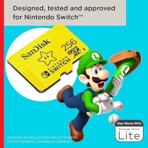 SanDisk 256GB microSDXC-Card, Licensed for Nintendo-Switch - SDSQXAO-256G-GNCZN thumbnail 5