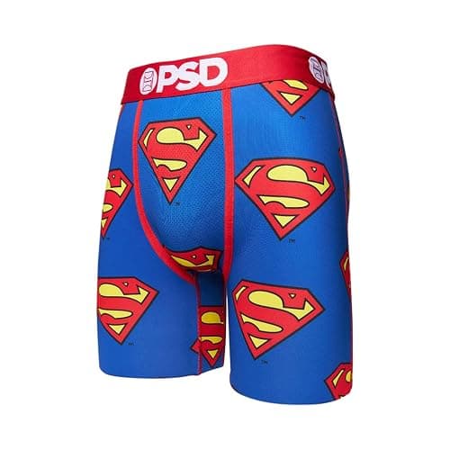 PSD Underwear Mens Boxer Briefs - DC Comics, Standard Length Pack & Singles, Soft & Breathable Boxer Briefs for Men thumbnail 3