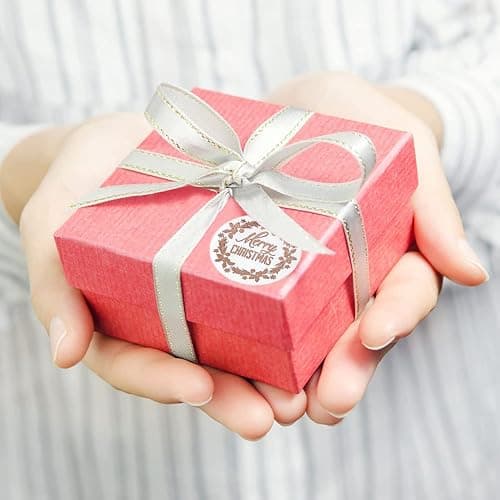 Merry Christmas Stickers Clear, 500 PCS Happy Christmas Round Self Adhesive Stickers Presents Cards Tag Seals Label Scrapbooking Gift Craft Box Sticker Kids Decals 1inch/2.5cm thumbnail 7