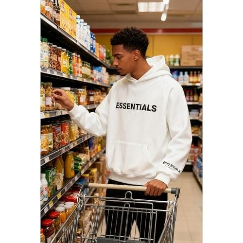 WuKwanHo Unisex Heavyweight Pullover Hoodie, Oversized Streetwear Sweatshirt with Signature Black Lettering for Men and Women thumbnail 4