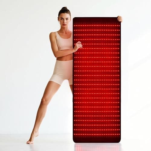 2025 New Release Infrared Red Light Therapy Mat- 1440 pcs Professional SMD LED Chips - 660nm & 850nm Wavelengths, Pain Relief, Enhances Recovery, Whole Body Care, Sleep Improvement & Energy Boost thumbnail 2