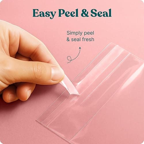 11x14 Self Sealing Cellophane Bags (200 Pack) - Resealable Adhesive | Clear Poly Bags, Plastic Sleeves for Gifts, Photos, Prints, Envelopes, Documents - Pack It Chic thumbnail 4