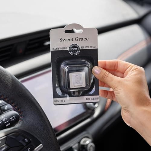 Bridgewater Candle Sweet Grace Auto Vent Clip Car Air Freshener 3 Pack | Sweet Grace Scent, 3 Pack, Vent Clip Design, Long Lasting Fragrance, Car Air Freshener thumbnail 5
