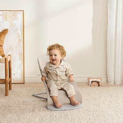 BabyBjörn Sdraietta Bliss, Tessuto mélange, Beige chiaro thumbnail 4