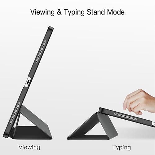 JETech Case for iPad Pro 12.9-Inch (2020/2018 Model, 4th/3rd Generation), Compatible with Pencil, Cover Auto Wake/Sleep (Black) thumbnail 5