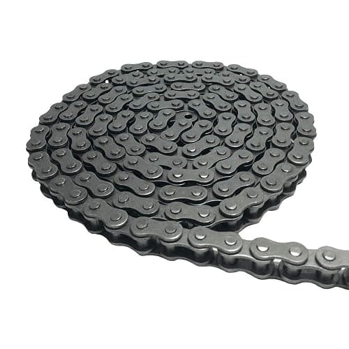 AZSSMUK 08A 40# Roller Chain - 5 Feet 40Mn Carbon Steel Material with 1 Connecting for Go Kart, Mini Bike Chain Replacement thumbnail 4