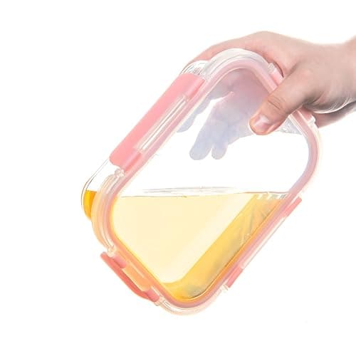 FAWLES 12 Pack Glass Storage Containers with Lids, Leak-Proof Meal Prep Containers, Dishwasher/Microwave/Oven/Freezer Safe Glass Food Storage Containers for Leftovers, to Go thumbnail 5