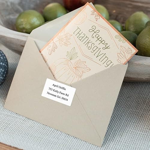 Phomemo Thermal Sticker Label Paper for M120/M110/M220/M250/M150 Label Maker Machine, Multi-Purpose Self-Adhesive Tag 1.96'' x 1.18"(50X 30mm), 230 Labels/Roll,Black on White thumbnail 2