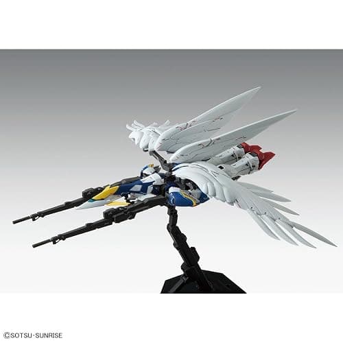 Bandai Hobby - Gundam Wing: Endless Waltz - Wing Gundam Zero (EW) Ver. Ka MG 1/100 Model Kit thumbnail 10