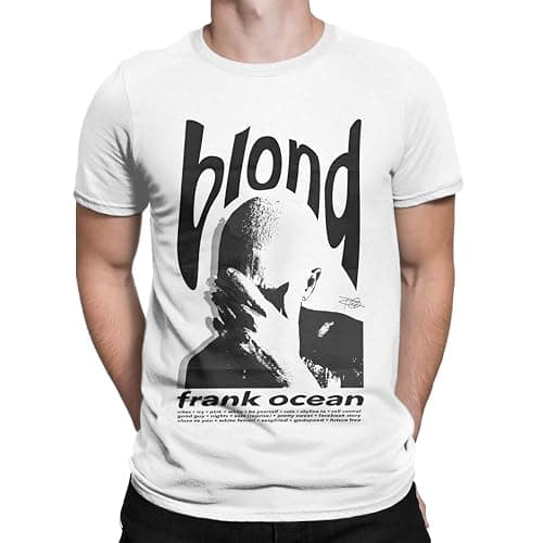 Franks Rapper T Shirts Men Women Ocean T-Shirt Blonds Tee Rap Shirt Short thumbnail 6