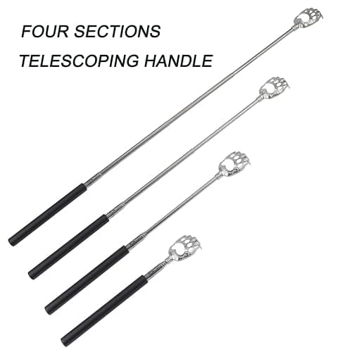 Back Scratcher, WOVTE Telescopic Stainless Steel Back Scratcher for Adults, Stocking Fillers for Men Women Gifts for Men Dad Husband, Mothers Day Fathers Day Birthday Gifts Easter Gifts for Him thumbnail 3