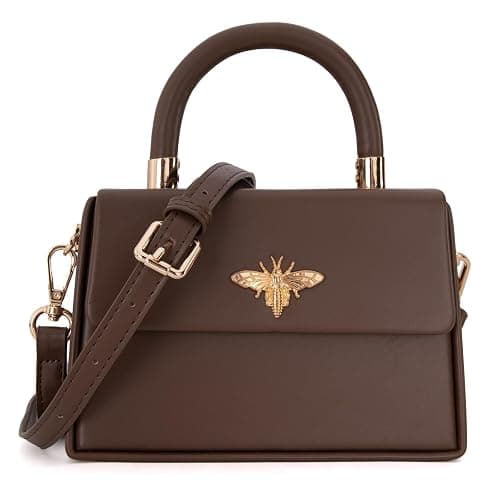 Milan Chiva Small Top Handle Purses for Women Mini Satchel Crossbody Bag Elegant Square Bag - Image 1