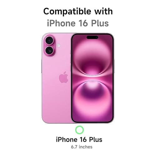 LoeoeL for iPhone 16 Plus Phone Case Liquid Silicone, Cute Girly Thin Ultra Slim Jelly Soft Rubber Gel Plustective Glossy Hard Plastic Case, Plain Solid Color Cover for Women Girl, White thumbnail 2