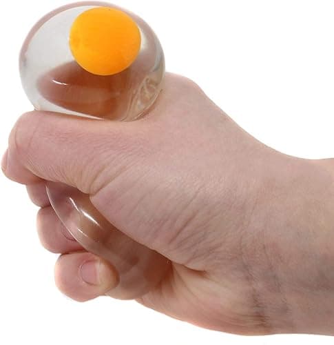 The Dreidel Company Sticky Egg Splat (Clear & White Variety, 6-Pack) thumbnail 3