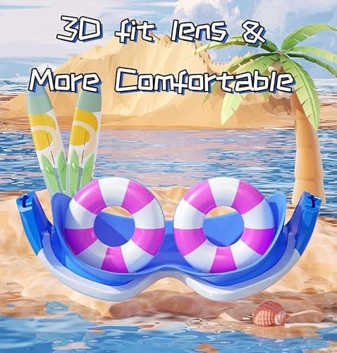 SIMAKRA Swimming Goggles Kids 4-16 years, Girls and Boys Swimming Goggles for Children Wide Vision, Anti Fog, No Leaking, UV Protection-with Case,Nose Clip Ear Plug - Goggles2lightpink thumbnail 4