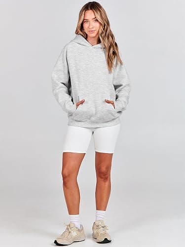 ANRABESS Women Hoodies Oversized Fleece Long Sleeve Comfy Casual Basic Pullover Sweatshirts 2025 Fall Outfits Y2K Clothes thumbnail 8