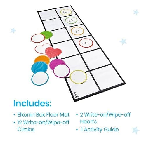 hand2mind Elkonin Box Floor Mat Activity Set, Phonemic Awareness, Ages 3+ | Phonics Games, Science of Reading Classroom Materials, Gross Motor Toys, Kids Active Play, Preschool Classroom Must Haves thumbnail 2
