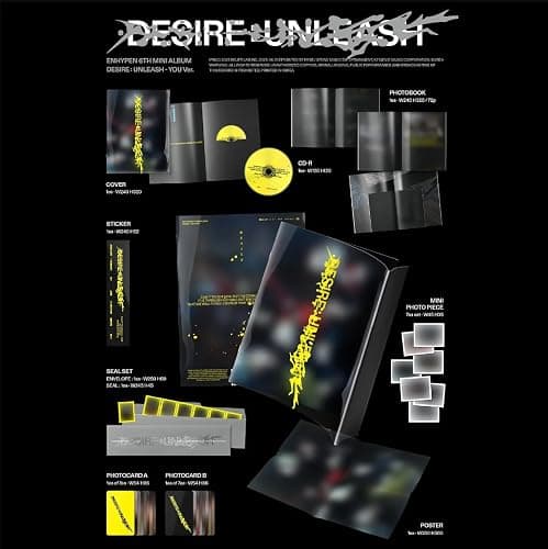 EN-HYPEN 6th Mini Album [DESIRE : UNLEASH] Standard Photobook Version (YOU) - YOU thumbnail 2