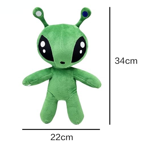 Alien Plush Toy,Green Alien Plush Doll,Soft Alien Creature Pillow for Home Kids’Room Decor,Gift for Animation Fans and Doll Toys thumbnail 3