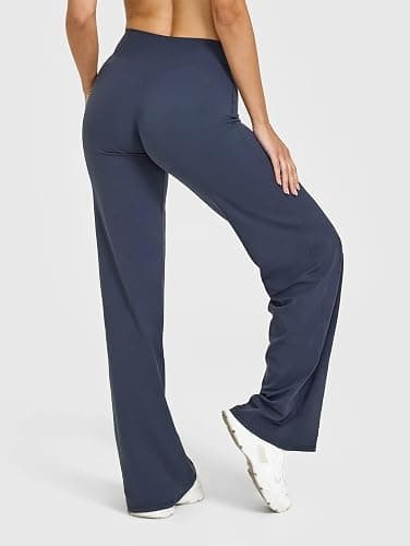 OQQ Yoga Pants Women High Waist Stretch Casual Soft Straight Leg Bottoms thumbnail 3