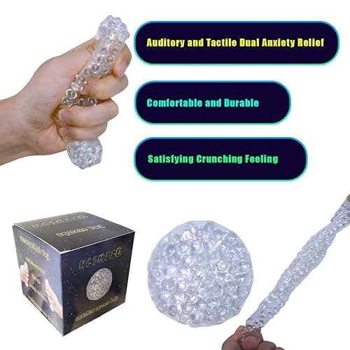 Crunchy Squishy, Fidget Toys, Squishing Stress Balls for Adults and Kids, Auditory and Tactile Dual Anxiety Relief Sensory Toy Stress Ball thumbnail 3