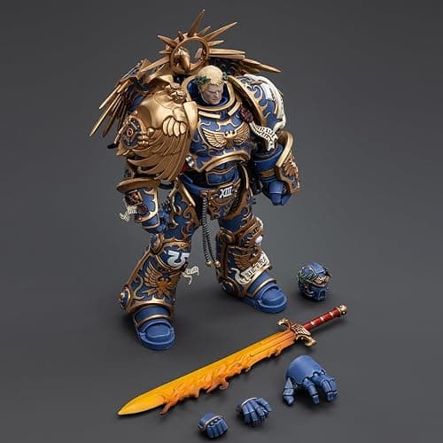 JoyToy Warhammer 40,000 1/18 Action Figure Ultramarines Primarch Roboute Guilliman Collection Model(7.08inch) thumbnail 2