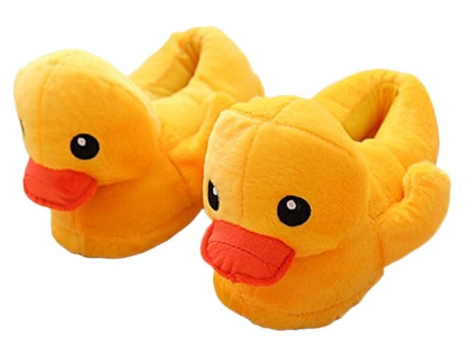 HXIYAN Cartoon Slippers, Animal Cotton Shoes, Cute Duck Home Shoes, Winter Indoor and Outdoor Thermal Insulation - Image 1