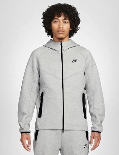 Nike Men's M Nk TCH FLC FZ WR Hoodie Sweatshirt thumbnail 6