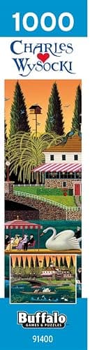 Buffalo Games – Pleasant Sunday – Charles Wysocki – 1000 Piece Jigsaw Puzzle ​ Colorful Puzzle for Adults – Precision-Cut Pieces, Beautiful Artwork, and Hours of Relaxing Fun thumbnail 6