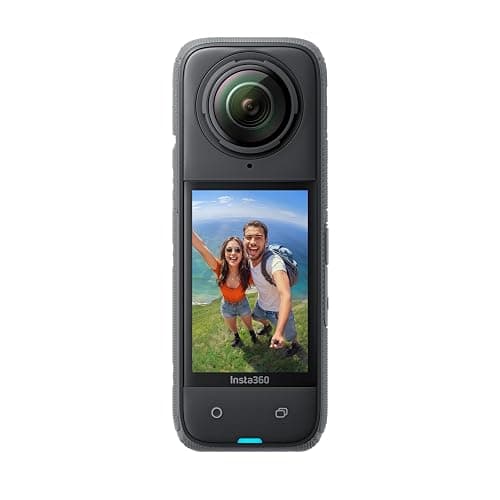 Insta360 X4 Standard Bundle - Waterproof 8K 360 Action Camera, 4K Wide-Angle Video, Invisible Selfie Stick Effect, Removable Lens Guards, 135 Min Battery Life, AI Editing, Stabilization - Image 1