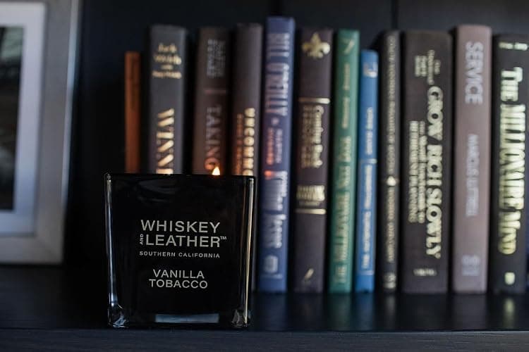 Whiskey & Leather Scented Candle - Speakeasy – Additional Scents and Sizes – 100% Cotton Lead-Free Wick - Luxury Air Freshening Jar Candles - Perfect Home Decor – 16oz thumbnail 7