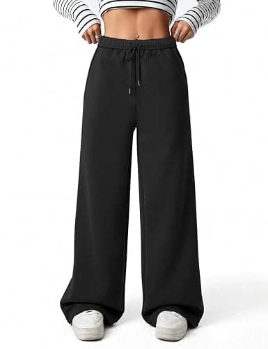 Fleece Wide Leg Sweatpants thumbnail 4