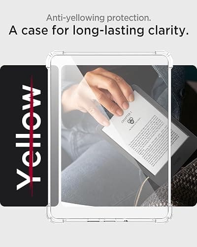 Miimall Clear Case for 7" Kindle Paperwhite 12th Generation 2024 and Kindle Colorsoft Signature Edition 2024 Ultra Thin Soft Flexible TPU Reinforced Corners Shockproof Non-Yellowing Shell Case Clear thumbnail 4