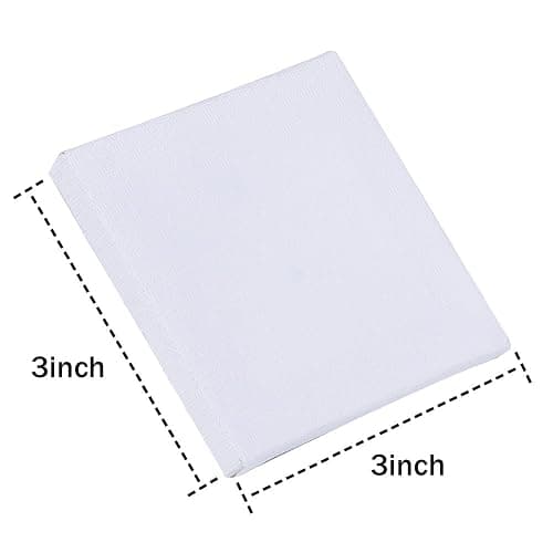 12 Pack Mini Canvas Panels for Halloween Painting Craft Drawing (3 x 3 Inch) thumbnail 2