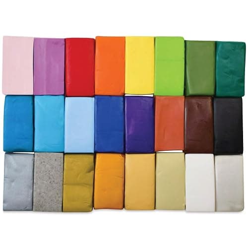 Sculpey Premo 24 Color Sampler of Polymer Oven-Bake Clay, Non Toxic 1.5 lbs., Great for Jewelry Making, Holiday, DIY, Mixed Media and More. Premium Clay Great for clayers and Artists. thumbnail 4