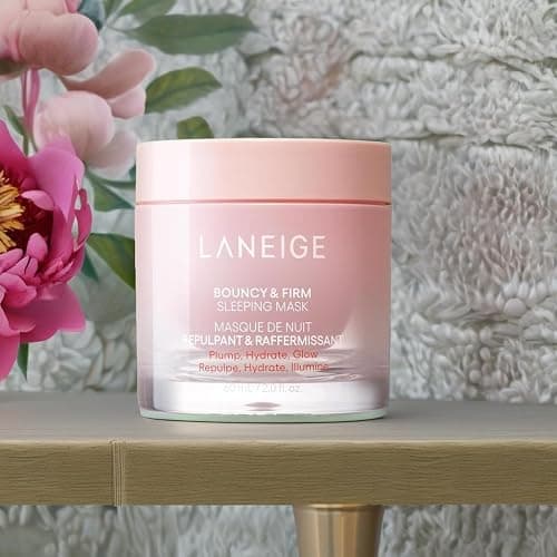 LANEIGE Bouncy and Firm Sleeping Mask: Revitalize, Smooth, Peony & Collagen Complex, Barrier-Boosting Hydration thumbnail 7