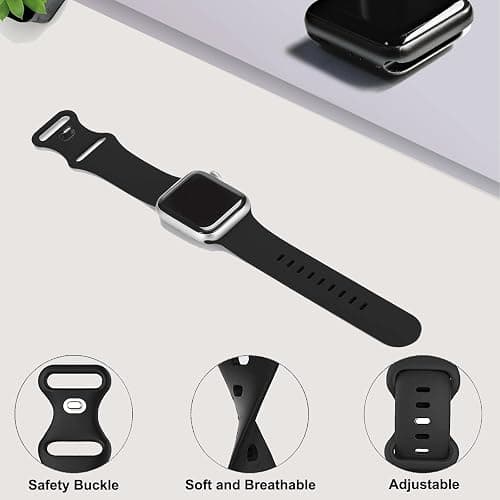 JTaoBand 15 Pack Sport Bands Compatible with Apple Watch Band 38mm 40mm 41mm 42mm 45mm 44mm 46mm 49mm for Women Men, iWatch Bands with Storage Organizer for iWatch Series10 9 8 7 6 5 4 3 2 1 SE Ultra thumbnail 3