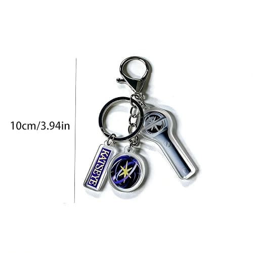 IQIC Katseye Merch Keychain Acrylic Lightstick Keyring Charm Pendant Backpack Accessories Concert Merch for Fans Gifts thumbnail 2