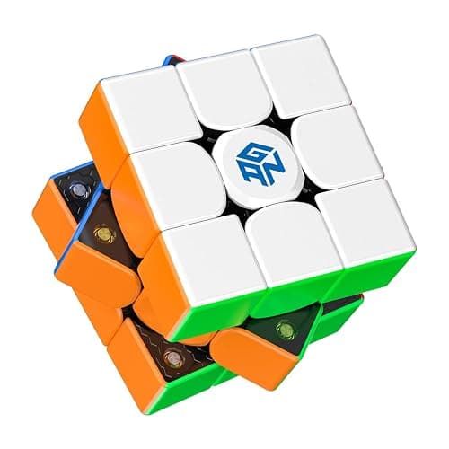 GAN 356 M, Speed Cube 3x3 Magnetic Speedcube Stickerless 356M Fidget Toys for Kids Adults, No Extra GES - Image 1