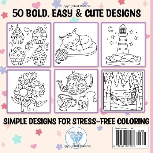 Coloring Book for Adults Relaxation: Bold and Easy thumbnail 2