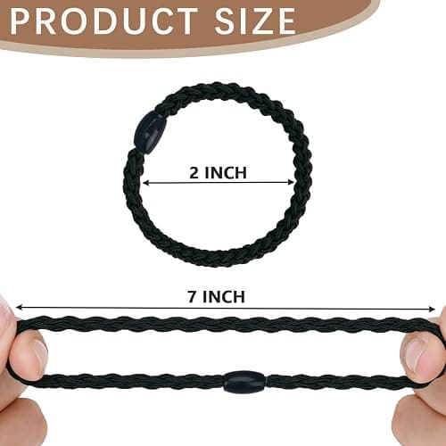 Boho Hair Ties 48pcs,Hair Accessories for Women, Hair Tie Bracelets,Ponytail Holders for Girls with Thick and Thin Hair,Soft Dual-Use No-Damage Ties,Mother's Day, Valentine's Day, Christmas gifts thumbnail 6