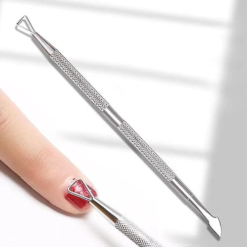 Ponjowl Gel Nail Polish Remover Kit with 10pcs purple Nail Polish Remover Clips Cap, Dispenser Bottle,Gel Polish Cuticle Pusher, 400 PCS Cotton Pads, Buffer Block, Handle Brushes, Nail File. thumbnail 3