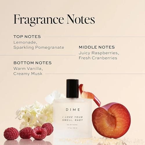 DIME Beauty Perfume I Love Your Smell, Baby, 1.7 oz / 50 ml - Sweet Floral Scent, Hypoallergenic, Clean Perfume, Eau de Toilette For Women thumbnail 2