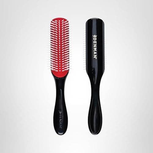 Denman D3 Original Curl Definer & Styler, Curly Hair Brush for Women & Men – 7 Row Detangling & Curl Defining Brush for Smooth Defined Curls - a precision Styling Brush for straight hair thumbnail 9