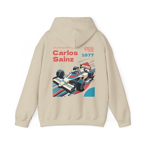 Carlos Sainz “Heritage” Unisex Hoodie – Racing Legacy Tribute | Special Edition Racing Apparel | F1 Fans Sweatshirt - Image 1